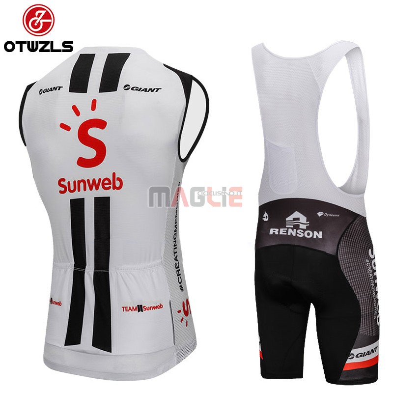 Gilet Antivento Sunweb Grigio e Nero